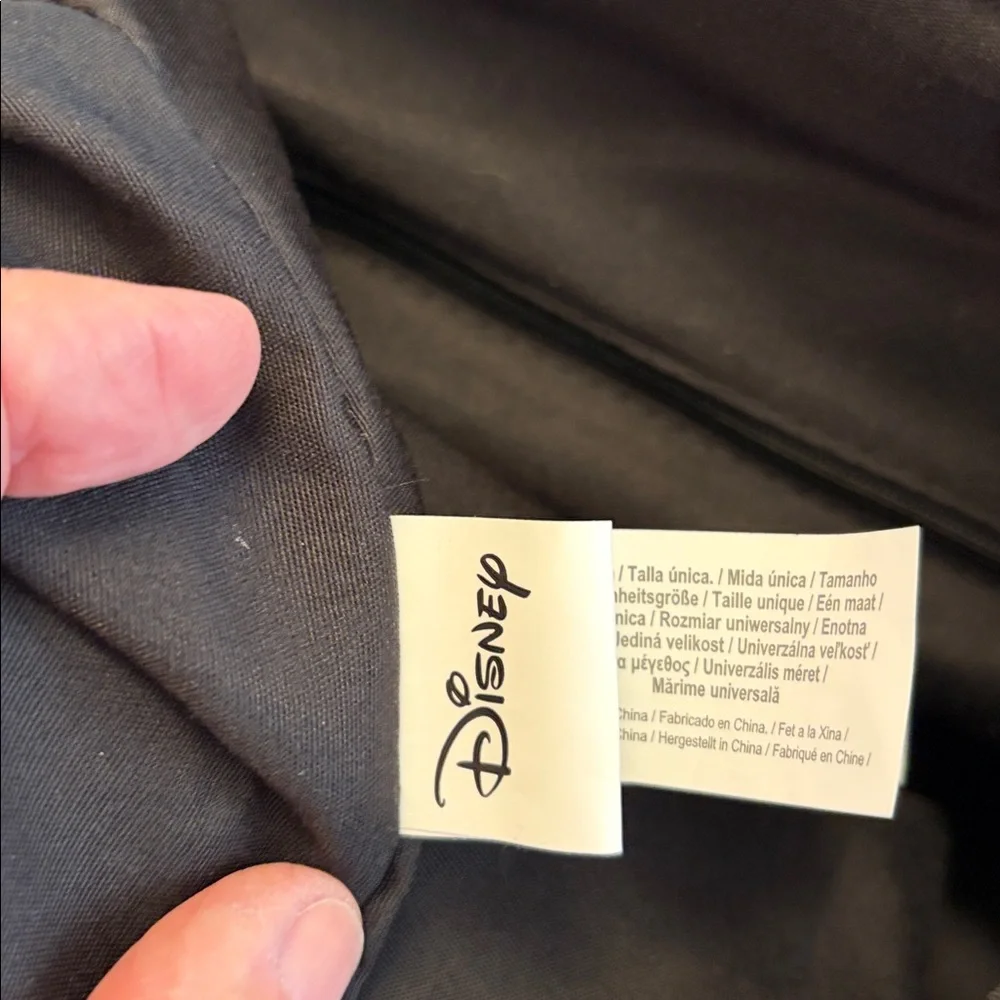 Disney Brand Micky Mouse Backpack in Soft Black and White Vegan Leather - Picture 5 of 7